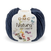 Пряжа DMC 302 Natura Just Cotton 100\% хлопок 10 шт. х 50 г 155 м N28 т.т. серый
