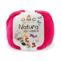 Пряжа DMC 302 Natura Just Cotton 100\% хлопок 10 шт. х 50 г 155 м N61 малиновый