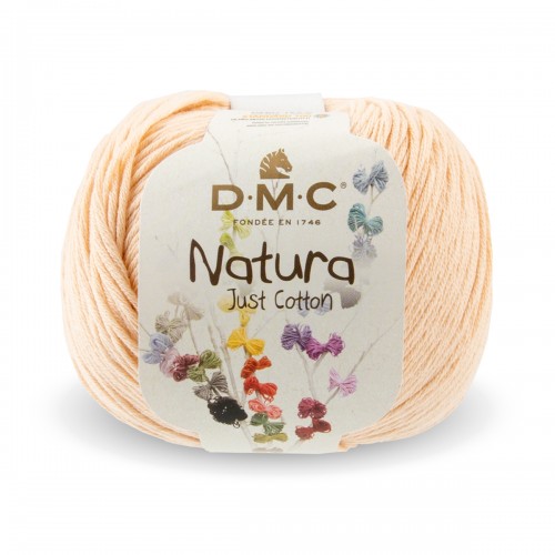 Пряжа DMC 302 Natura Just Cotton 100\% хлопок 10 шт. х 50 г 155 м N81 бежево-розовый