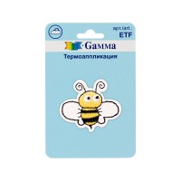 Gamma ETF Термоаппликация № 02 1 шт 01-207 Пчела 4.9 х 4.1 см