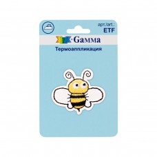 Gamma ETF Термоаппликация № 02 1 шт 01-207 Пчела 4.9 х 4.1 см
