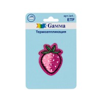 Gamma ETF Термоаппликация № 02 1 шт 01-210 Ягода 3.4 х 4.5 см