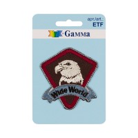 Gamma ETF Термоаппликация № 03 1 шт 01-303 Весь свет (Wide world) 5.5 х 5.9 см