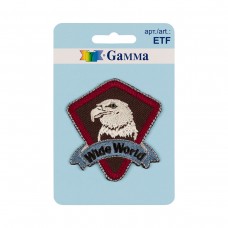 Gamma ETF Термоаппликация № 03 1 шт 01-303 Весь свет (Wide world) 5.5 х 5.9 см