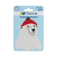 Gamma ETF Термоаппликация № 03 1 шт 01-318 Медведь 6.1 х 7.8 см