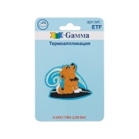 Gamma ETF Термоаппликация № 03 1 шт 01-332 Поймай волну 5 х 4 см