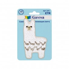 Gamma ETR Аппликация (патч) самоклеящаяся № 01 1 шт 01-105 Лама 8 х 5 см