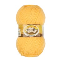 Пряжа ADELIA "ANASTASIA" 100\% акрил 5 шт. х 100 г 330 м №08 желтый