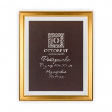 Рамка "OTTOBERT"   ARF-09/1   40 х  50 см  дерев. с оргстеклом под золото