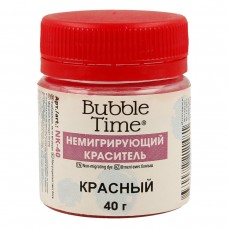 "BUBBLE TIME"   Немигрирующий краситель   NK-40   40 г  СК/Акция 06 "Красный"