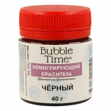 "BUBBLE TIME" Немигрирующий краситель NK-40 40г СК/Акция 12 "Черный"