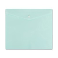 Expert Complete Trend Pastel/Тренд Пастель Pastel Папка-конверт для тетрадей с кнопкой A5+ 180 мкм диагональ 20 шт. бирюзовый 2104019