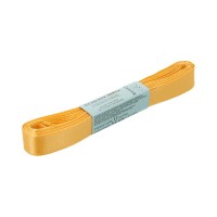 Лента атласная 12 мм ( 1/2 ) Gamma AL-12P ФАСОВКА 10 x 5.4 м №119 бежево-желтый