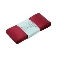 Лента атласная 50 мм ( 2 ) Gamma AL-50P ФАСОВКА 5 x 5.4 м №030 т.бордовый