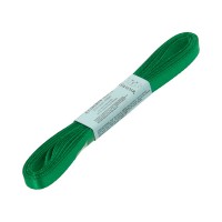 Лента атласная 6 мм ( 1/4 ) Gamma AL-6P ФАСОВКА 10 x 5.4 м №035 зеленый