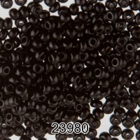 Бисер Чехия GAMMA круглый 1 08/0 2.9 мм 10 х 5 г 1-й сорт H659 черный ( 23980 )