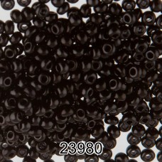 Бисер Чехия GAMMA круглый 1 08/0 2.9 мм 10 х 5 г 1-й сорт H659 черный ( 23980 )
