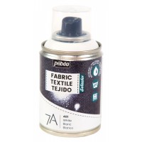 PEBEO Краска для текстиля 7А Spray (аэрозоль) 100 мл 805401 белый