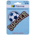 №01 1 шт 01-119 Футбол (Soccer) 7.7 х 4.6 см