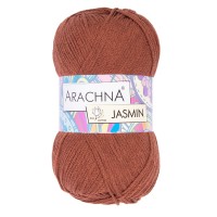 Пряжа ARACHNA JASMIN 80\% хлопок, 20\% полиэстер 5 шт. х 100 г 250 м №149 терракотовый