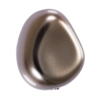 Бусина Чехия PRECIOSA под жемчуг фигурн. 131-50-021 16 x 14 мм 5 шт т. серый (dark grey)