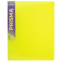 Expert Complete PRISMA NEON/Призма неон Папка с металлическим прижимом A4 700 мкм 20 мм эффект 3D 6 шт. желтый EC210700009