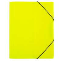 Expert Complete PRISMA NEON/Призма неон Папка на резинке A4 600 мкм 35 мм эффект 3D 5 шт. желтый EC210400009