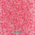 Бисер Чехия круглый 5 10/0 2.3 мм 500 г 38398 (Ф208) розовый мат.