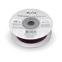 Лента капроновая 3 мм ( 1/8 ) BLITZ OR-3 45.7 м №110 т. коричневый