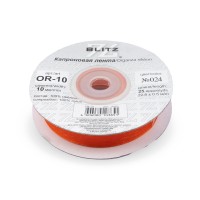 Лента капроновая 10 мм ( 3/8 ) BLITZ OR-10 22.8 м №024 т. оранжевый