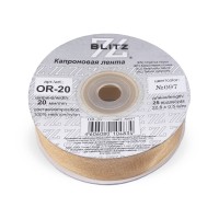 Лента капроновая 20 мм ( 3/4 ) BLITZ OR-20 22.8 м №097 св. персиковый