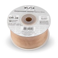 Лента капроновая 38 мм ( 1 1/2 ) BLITZ OR-38 22.8 м №097 св. персиковый