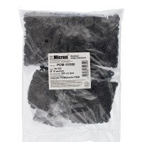 Кнопка Micron POM-10/500 Кнопки пластиковые пластик d 10 мм 500 шт. № 002 чёрный