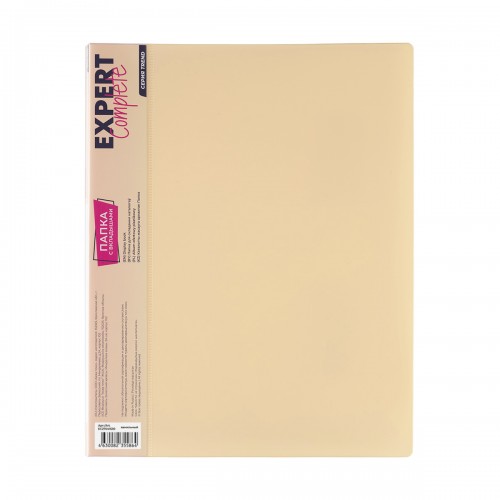 Expert Complete Trend Pastel/Тренд Пастель Pastel Папка с вкладышами 40 л A4 600 мкм 20 мм диагональ 6 шт. ванильный EC27041530