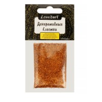 Love2art Декоративные блестки GLI-01 0.2 мм 5 х 5 г 4.5 мл № 32 под золото янтарное/amber gold