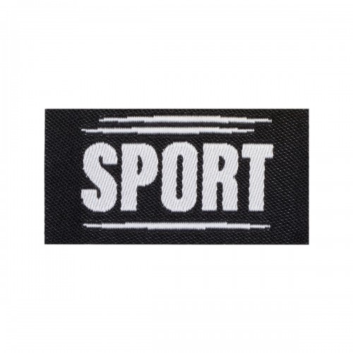 Gamma HNP-1 Нашивка полиэстер 10 шт 01-1 sport 2.2х4.3 см
