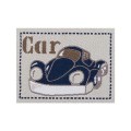 HNP-1 Нашивка полиэстер 10 шт 01-7 car 3.5х4.5 см