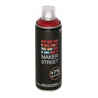 "MAKERSTREET"   Эмаль для граффити и декоративно-оформительских работ   MS400   400 мл 204 Темно-красный