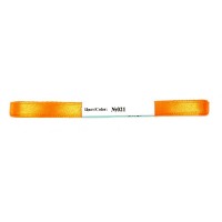Лента атласная 6 мм ( 1/4 ) Gamma AL-6P ФАСОВКА 10 x 5.4 м №021 оранжевый