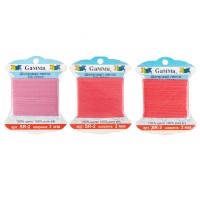 Gamma шелковая лента СЕТ3 - СР-2 (SET3 - SR-2) 2 мм 9.1 м 3 шт. №6 розовый