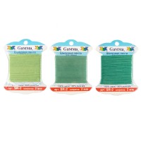 Gamma шелковая лента СЕТ3 - СР-2 (SET3 - SR-2) 2 мм 9.1 м 3 шт. №3 зеленый