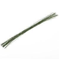 Blumentag FIW-0.3 Проволока флористическая в оплётке 0.3 мм сталь бумага 5 х 30 шт. 40 см №01 зеленый