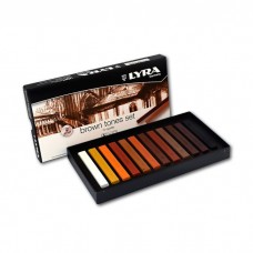 LYRA Пастель сухая BROWN TONES 12 шт. L5641121 коричневый