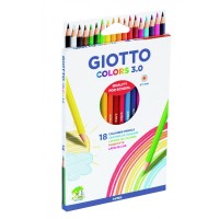 Giotto COLORS 3.0 Карандаши цветные деревянные заточенный 18 цв. F277800