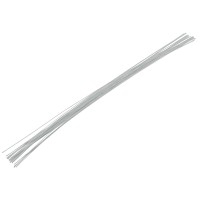 Blumentag FIW-0.55 Проволока флористическая в оплётке 0.55 мм сталь бумага 5 х 30 шт. 40 см №02 белый