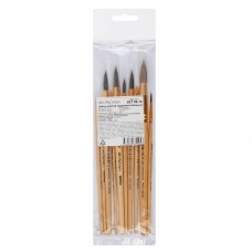 Набор кистей Mr.Painter ассорти SET 09-10 10 шт. короткая ручка № 1, 4, 6, 7, 8, 9
