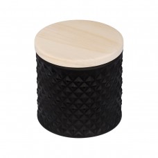 "Stilerra home" PFH-021 Банка декоративная d 8.5 см 9 см черный