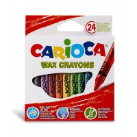 Carioca Набор восковых мелков 24 цв. 42366