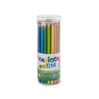 Carioca Tita Карандаши цветные пластиковые заточенный 50 цв. 42872