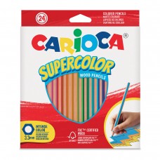"Carioca" Supercolor Карандаши цветные деревянные заточенный 24 цв. 43393